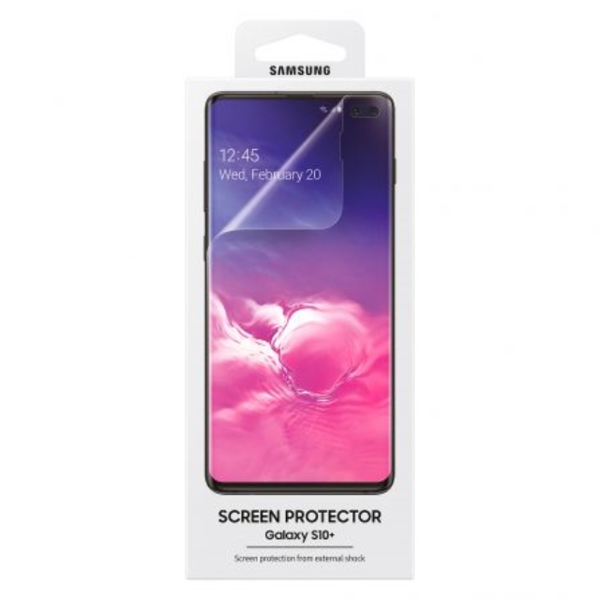 მობილურის დამცავი  SAMSUNG PROTECTIVE FILM SAMSUNG GALAXY S10 PLUS TRANSPARENT (ET-FG975CTEGRU)