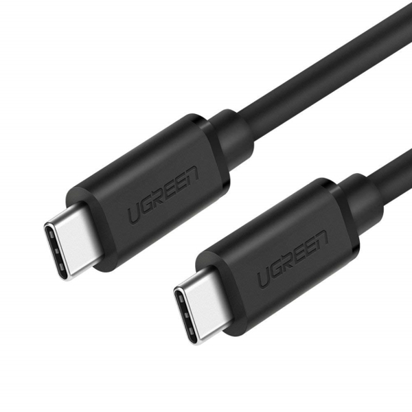 USB კაბელი UGREEN US286 (50998) USB 2.0 Type C to Type C Cable Nickel Plating 1.5m (Black)