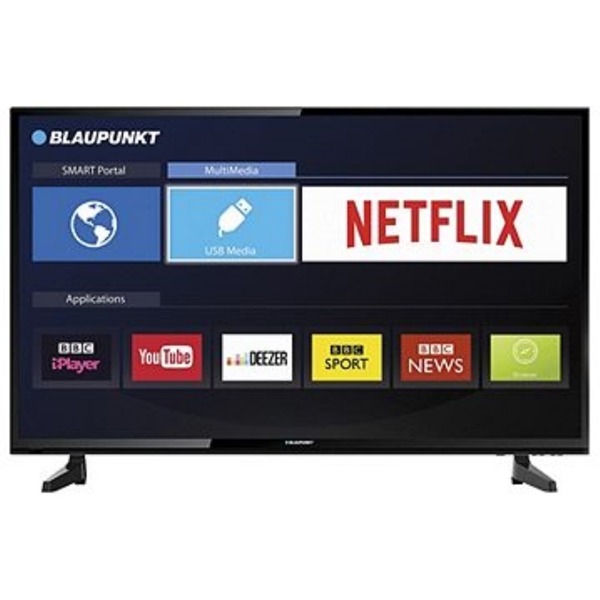  LED BLAUPUNKT 40"(102CM) 40FB865  BLACK D-LED 16:9 FHD 1920X1080 1500:1  330CDM2 8MS  DVB-TT2CS2 CI+  2XHDMI 1XUSB