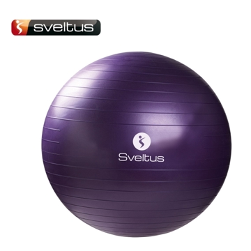 გიმნასტიკის ბურთი SVELTUS ANTI BURST 75 CM, VIOLET + BOX