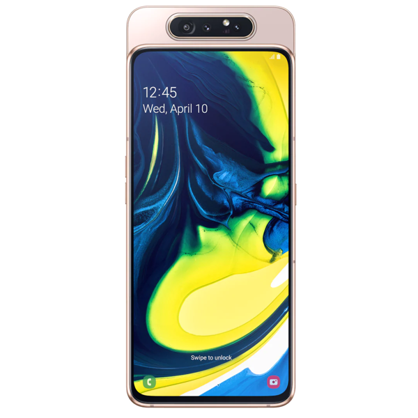 მობილური ტელეფონი Samsung A805F Galaxy A80 2019 8GB - 128GB LTE Angel Gold