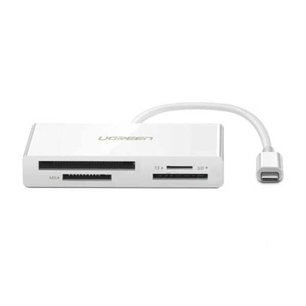 ბარათის წამკითხველი UGREEN CM102 (40745) 4-In-1USB-C Card Reader TF/SD 4.0