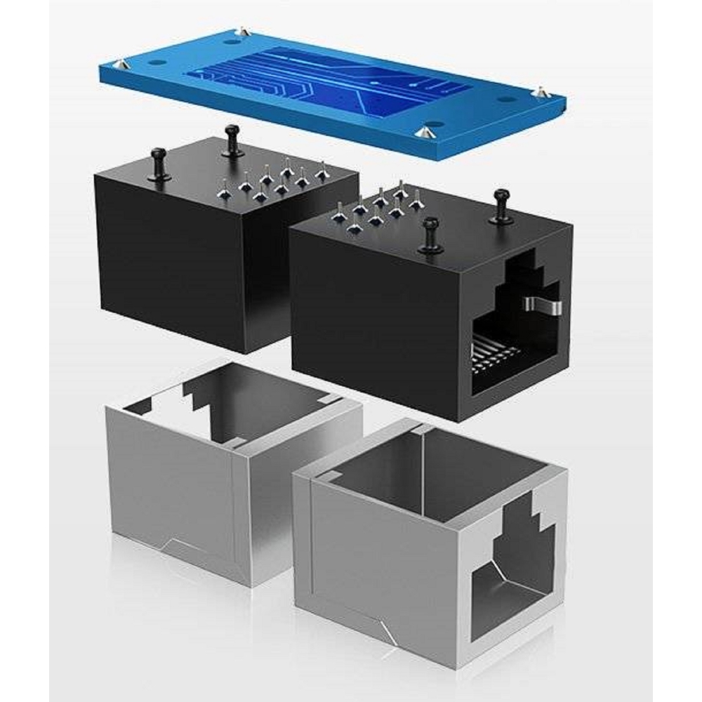 UGREEN NW114 (20390), Rj45 Ethernet Connector, Black