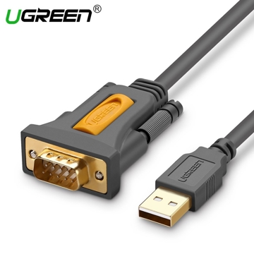 ადაპტერი UGREEN CR104 (20222) USB to DB9 RS232 Adapter Cable 2m