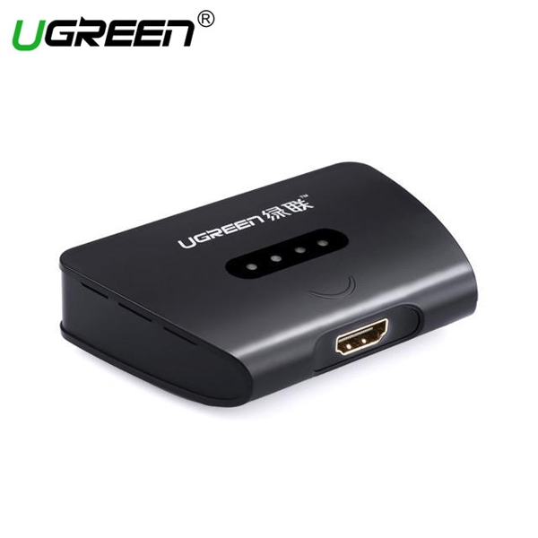 სპლიტერი UGREEN 40207 1x2 HDMI Amplifier Splitter 1m (Black)