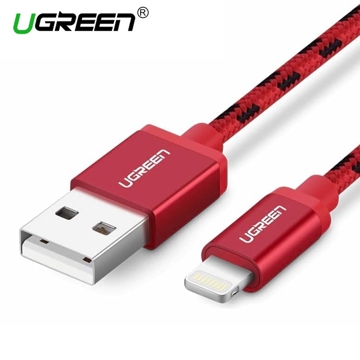 UGREEN US247 (40479)USB Lightning Cable 1m (Red)