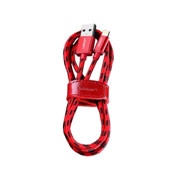 UGREEN US247 (40479)USB Lightning Cable 1m (Red)