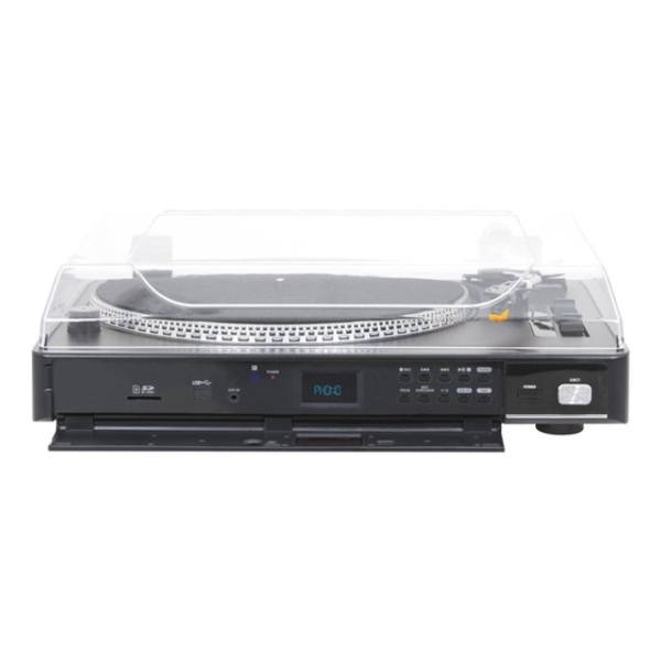  TREVI TURNTABLE TT1075E BLACK TURNTABLE HIFI STEREOENCODING MP3SDUSB   (33, 45  RPM SPEED) AUTO RETURN PITCH CONTROL