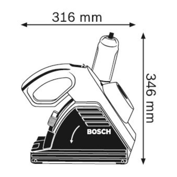 ბეტონის არხმჭრელი BOSCH GNF 35 CA 0601621708