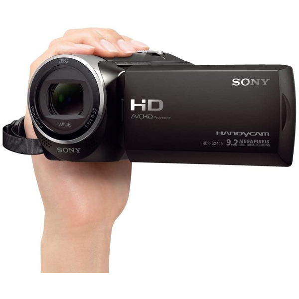 ვიდეო კამერა SONY HDR-CX405 HD Video Recording Handycam Camcorder 32GB + 128GB MicroSDHC Memory Card AC/DC Charger HDMI Cable Black