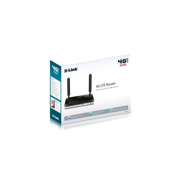 4G როუტერი სიმბარათის მხარდაჭერით D-LINK DWR-921 4G LTE Router