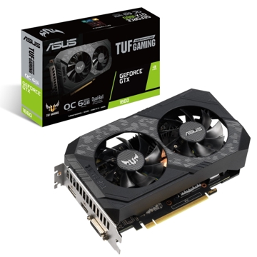 ვიდეო დაფა ASUS GeForce GTX1660 6GB GDDR5 TUF OC