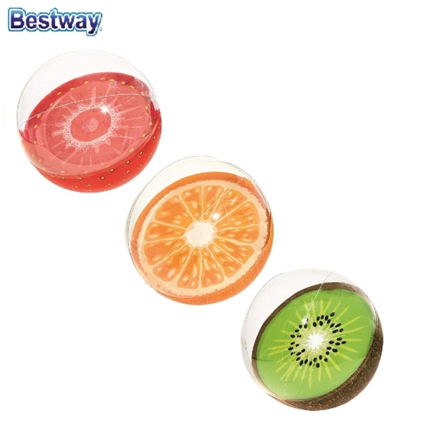 გასაბერი ბურთი Bestway 31042 46cm Fruit Beach Balls