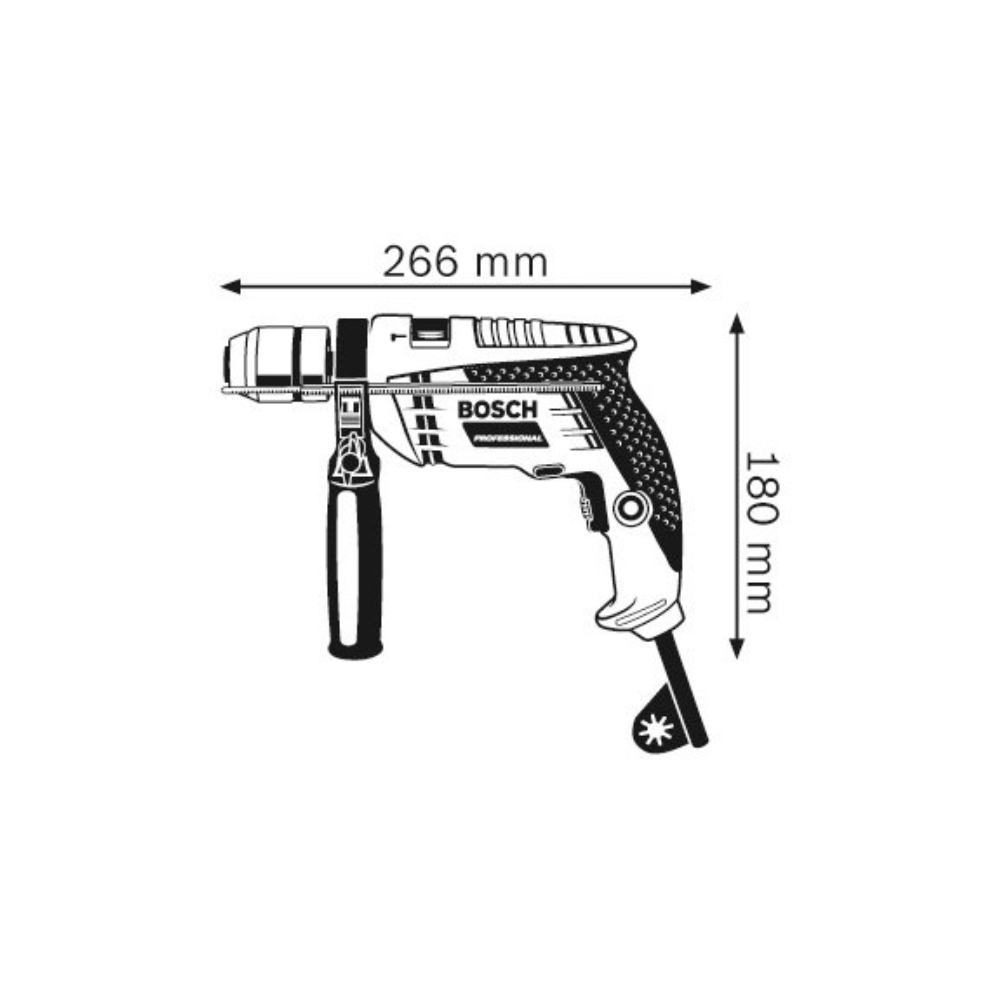 საბურღი BOSCH 0601217102 GSB 13 RE 