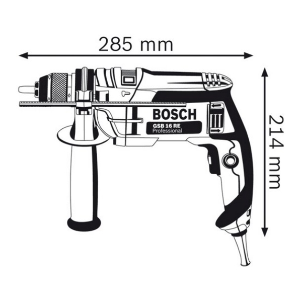 საბურღი BOSCH GSB 16 RE  060114E500