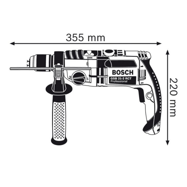 საბურღი BOSCH GSB 21-2 RCT 060119C700