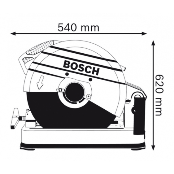 ცირკულარური ხერხი BOSCH GCO 20-14 0601B38100