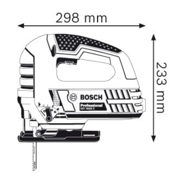 ბეწვა ხერხი BOSCH GST 8000 E 060158H000