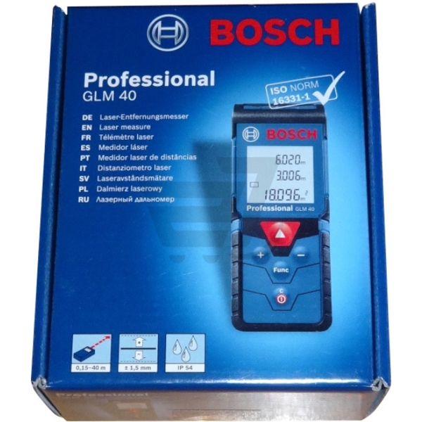 საზომი ხელსაწყო BOSCH GLM 40 0601072900