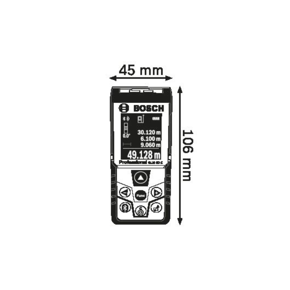საზომი ხელსაწყო BOSCH GLM 50 C 0601072C00