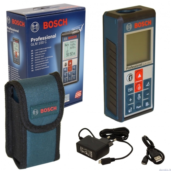 საზომი ხელსაწყო BOSCH GLM 100C 0601072700