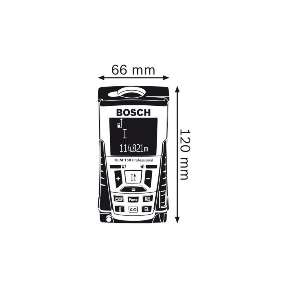 საზომი ხელსაწყო BOSCH GLM 150 0601072000