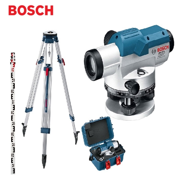 ოპტიკური ნიველირი BOSCH GOL 20 D + BT 160 + GR 500 0601068402