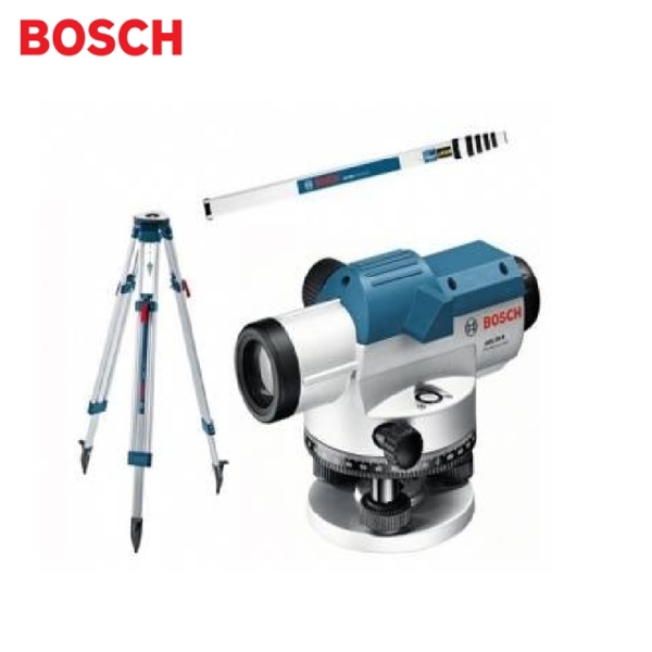 ოპტიკური ნიველირი BOSCH GOL 26D + BT160 + GR500 0601068002