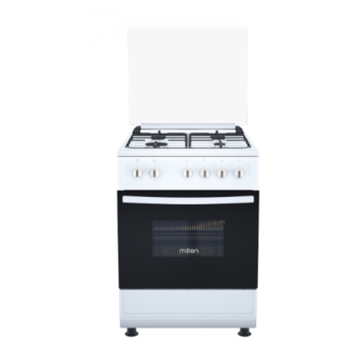 Gas Cooker,  Millen FT6400GBZW, 4 Gas, White