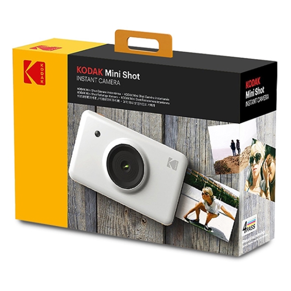  KODAK MINI SHOT MS210W 10MP 1.7” LCD,PRINT SIZE: 2.1" X 3.4", BLUETOOTH WHITE