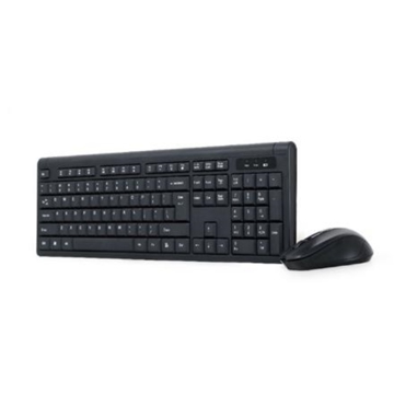 კლავიატურა და მაუსი GEMBIRD WIRELESS DESKTOP SET KOMBO RU LAYOUT BLACK KBS-WM-03-RU