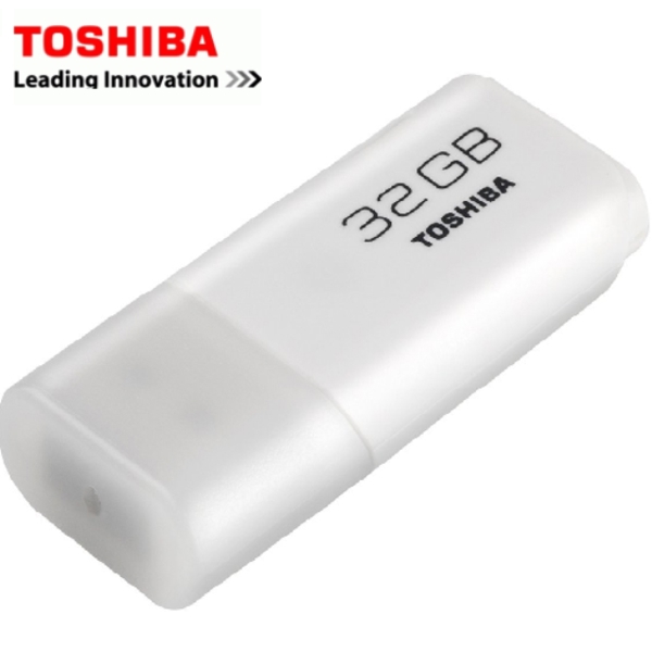 ფლეშ მეხსიერება TOSHIBA USB FLASH DRIVE  32GB USB 2.0 U202 WHITE RETAIL THN U202W0320E4