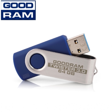 ფლეშ მეხსიერება Goodram 32GB TWISTER BLUE USB 3.0 PD32GH3GRTSBR9