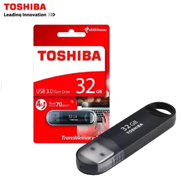 ფლეშ მეხსიერება TOSHIBA USB FLASH DRIVE 32GB USB 3.0 U361 BLACK RETAIL THN U361K0320M4