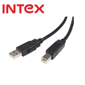 პრინტერის კაბელი INTEX USB 2.0 Printer Cable W/BSTR 10M IT U2PW10M