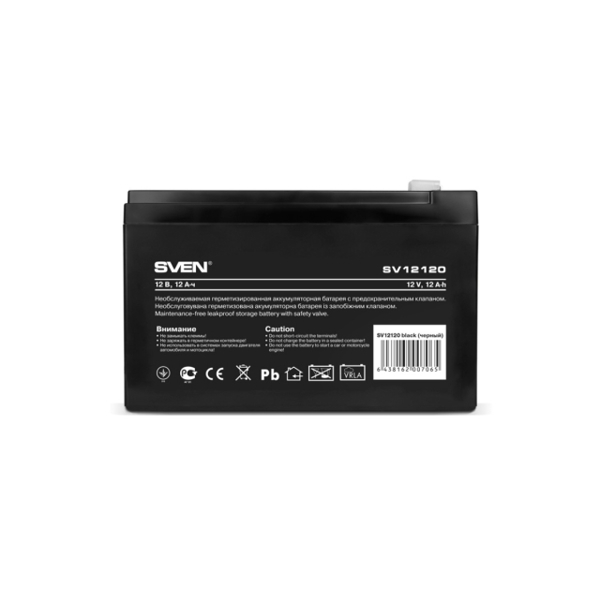 აკუმლატორი SVEN Battery SV12120 12V 12Ah