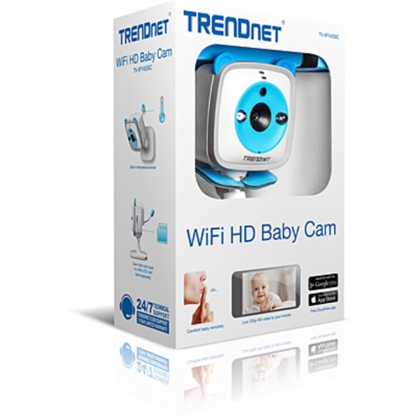 რადიო ძიძა TRENDNET HD Wireless Baby Monitor /w Thermal & Speaker TV-IP745SIC