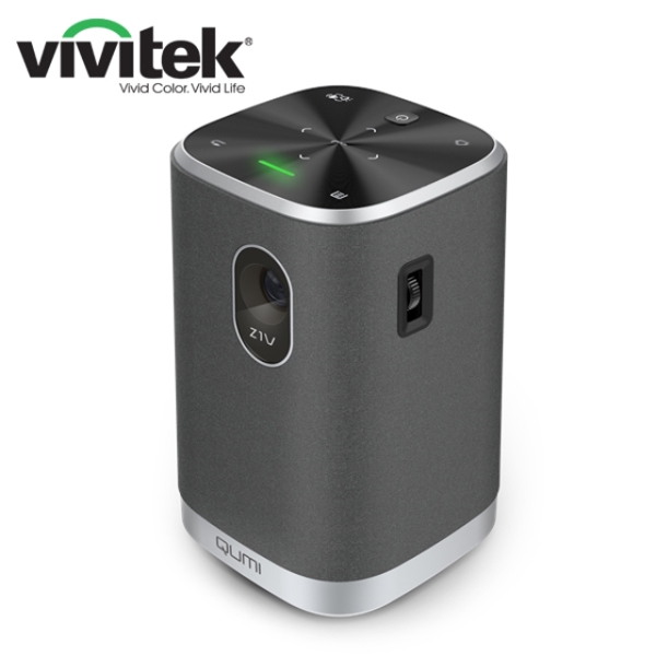 პროექტორი Vivitek Qumi Z1V 480p (854 x 480) Resolution 250 ANSI Lumens LED light source last up to 30,000 hours 8,000 mAh battery 5W x2 Bluetooth Speakers 10,000:1 contrast