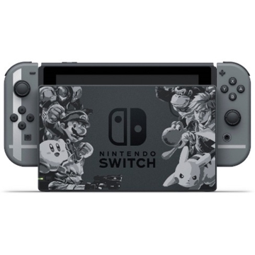 NINTENDO SWITCH CONSOLE WITH SUPER SMASH MARIO BROS. ULTIMATE +SUPER SMASH MARIO BROS. DLC  \SWITCH