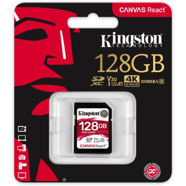  KINGSTON SDXC REACT 10080 V3 SDR128GB