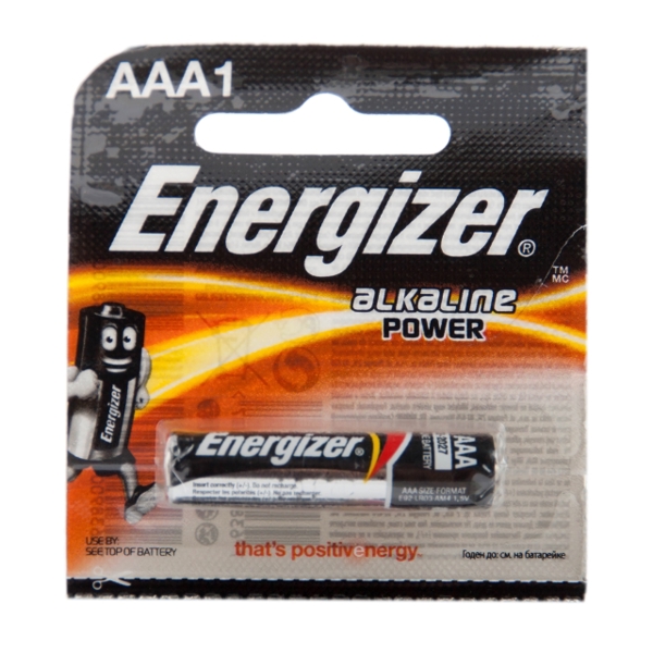 ელემენტი Energizer Alkaline Power AAA ელემენტი LR03-BP20 (E300140400)