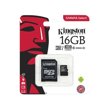 KINGSTON SDCS16GB micro 16GB WITH SD ADAPTER