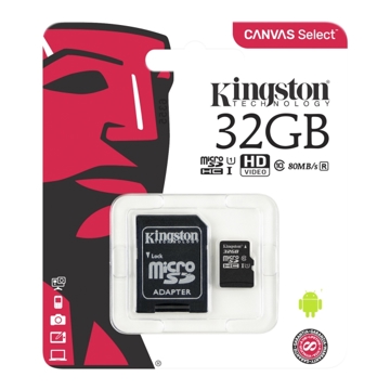 KINGSTON SDCS32GB micro 32GB WITH SD ADAPTER