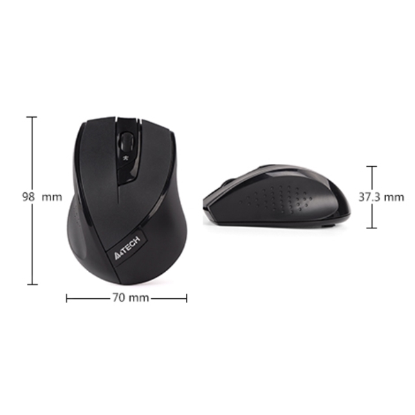 უკაბელო მაუსი A4Tech G7-600NX V-TRACK WIRELESS MOUSE USB BLACK 