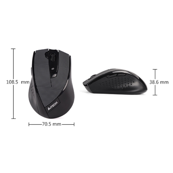 უკაბელო მაუსი A4Tech G10-730F V-TRACK WIRELESS G10 MOUSE USB,  