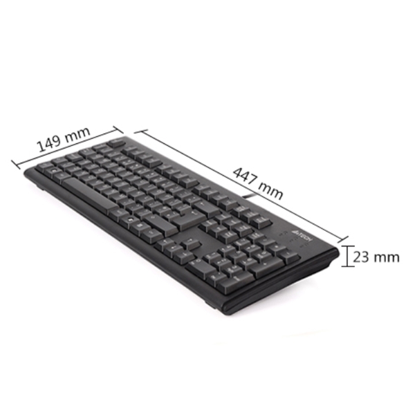 კლავიატურა A4Tech KM-720 NATURAL ERGONOMIC KEYBOARD USB BLACK 