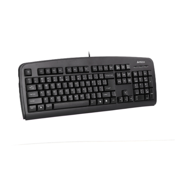 კლავიატურა A4Tech KB-720 SLIM KEYBOARD USB BLACK US+RUSSIAN