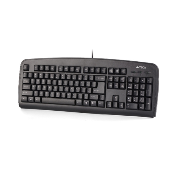 კლავიატურა A4Tech KB-720 SLIM KEYBOARD USB BLACK US+RUSSIAN