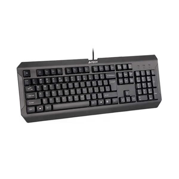 კლავიატურა A4Tech K-100 KEYBOARD USB BLACK US+RUSSIAN