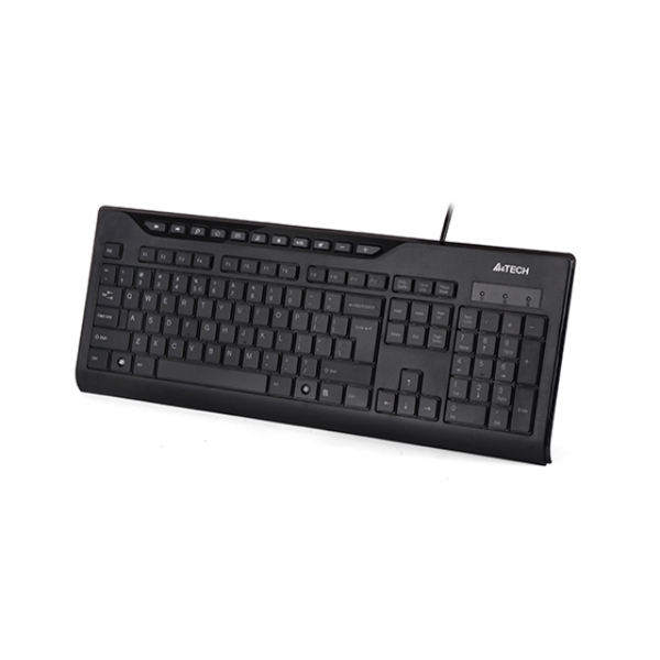 კლავიატურა A4Tech KD-800 X-SLIM KEYBOARD USB BLACK US+RUSSIAN